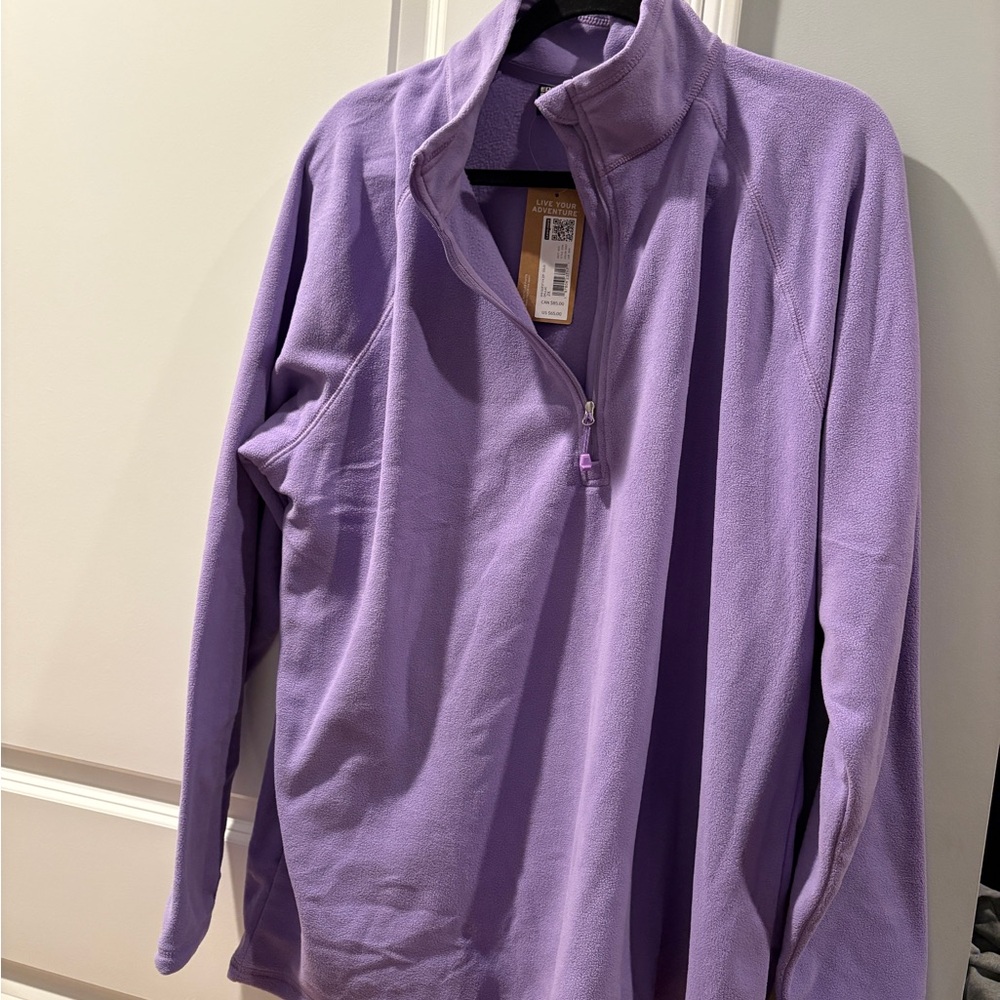Purple Quarter-Zip Pullover